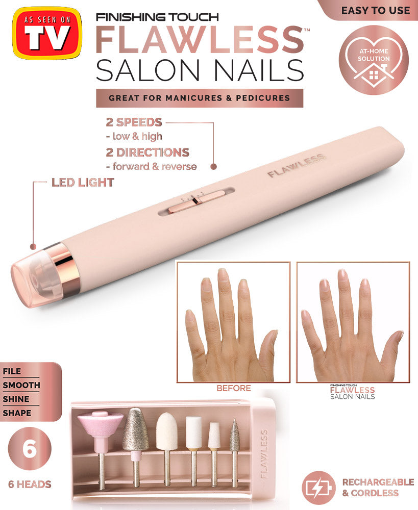 salon nails kit rechargeable