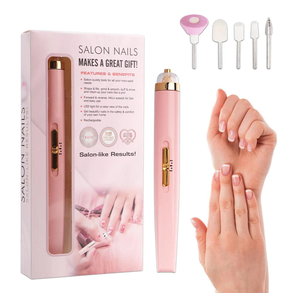 salon nails kit rechargeable