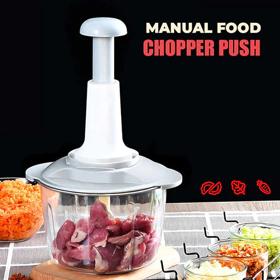 Manual hand vegetable chpper