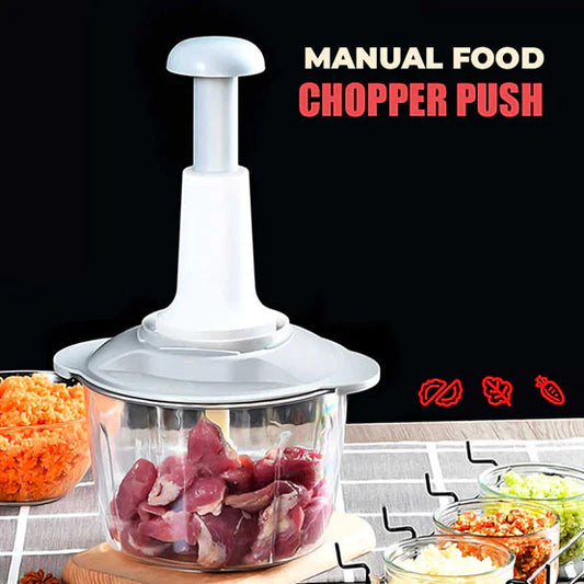 Manual hand vegetable chpper